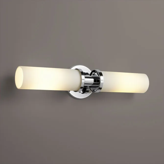 Pebble Polished Chrome Vanity Light