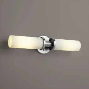 Pebble Satin Nickel Vanity Light