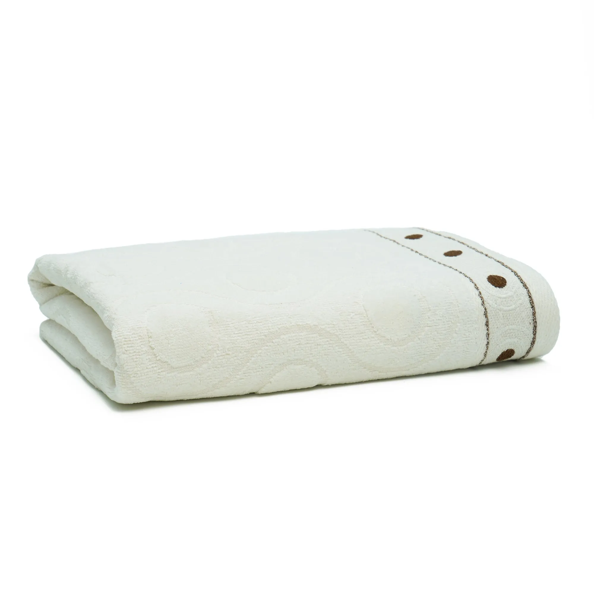 Premium Quality Soft Cotton Towel(Creamy White)