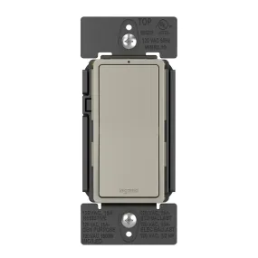 radiant 3-Way/Multi-Location Rocker Smart Light Switch with Netatmo, Nickel