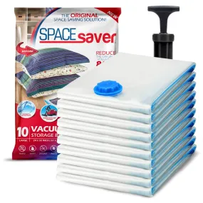 S Space Saver Vacuum Storage Bags (Large 10 Pack) Save 80% On Clothes Storage