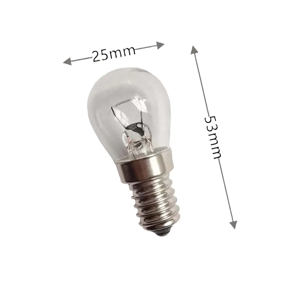 Salt Lamp Incandescent Light Bulb E14 12V 15W Clear