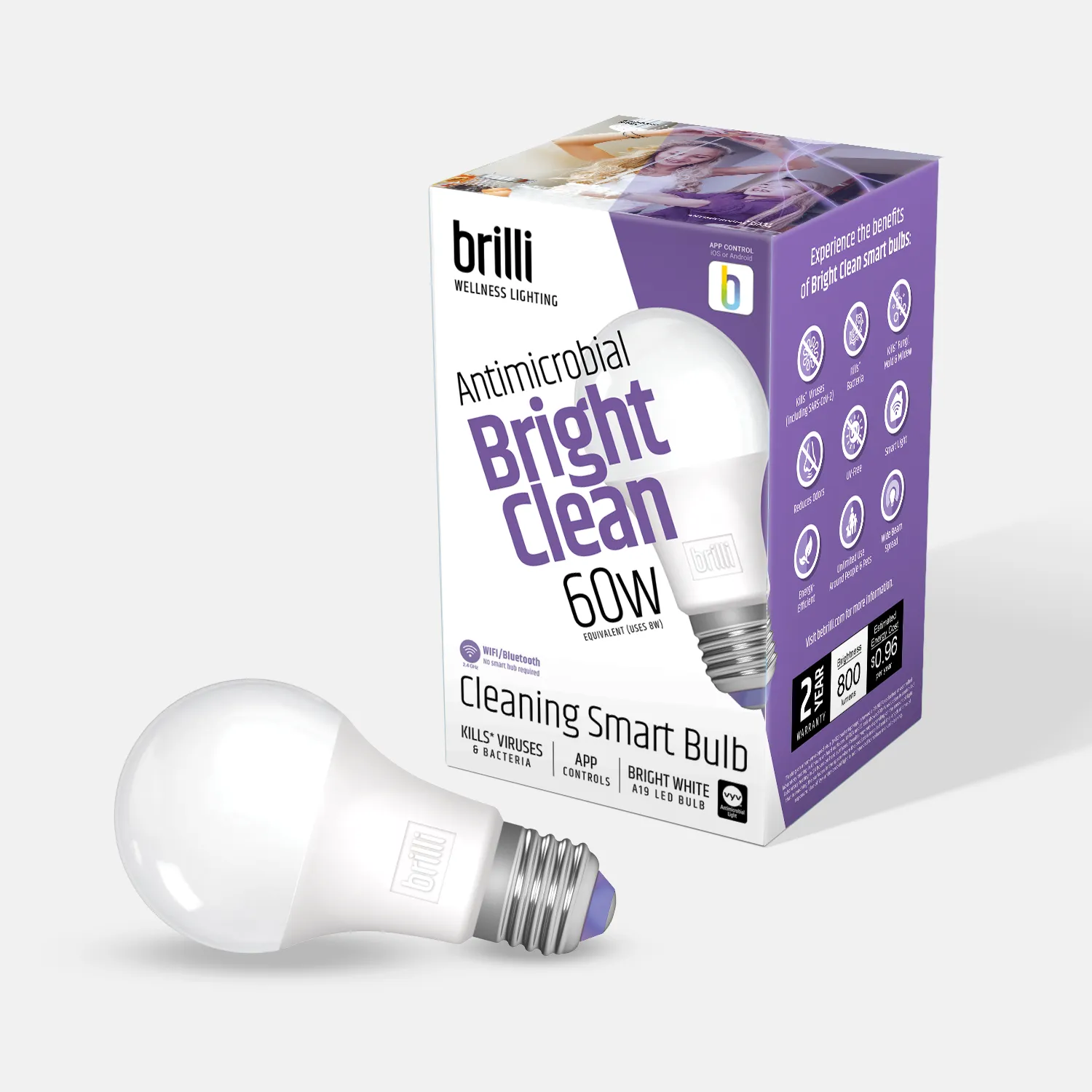 SMART LED ANTIMICROBIAL BULB