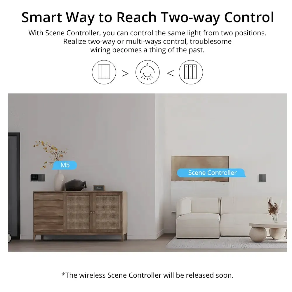 SONOFF SwitchMan Smart Wall Switch-M5 (3 Gang - Type 80)