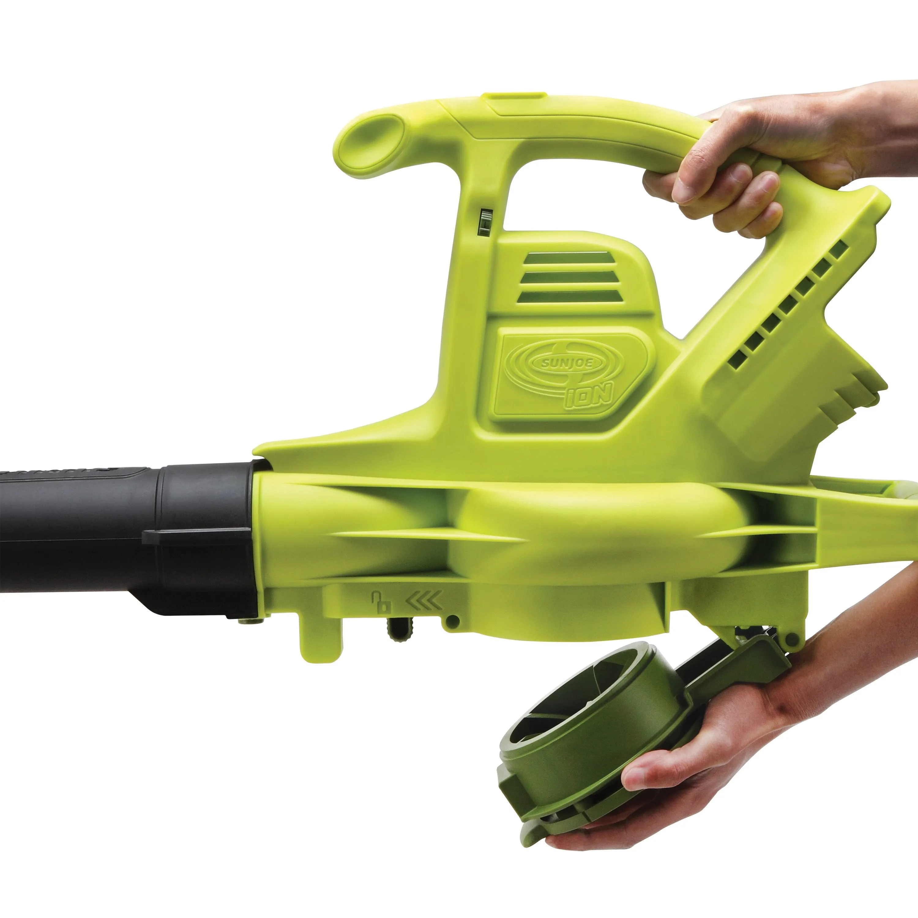 Sun Joe iONBV-CT 40-Volt iONMAX Cordless 3-in-1 Blower Vacuum Mulcher | 200-MPH | Tool Only