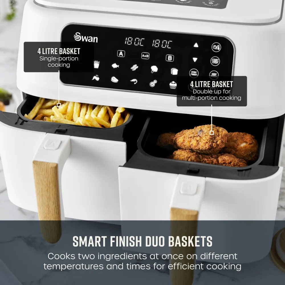 Swan Nordic Duo 13-in-1 Air Fryer