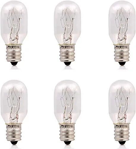 THE CRAFT HOUSE Whirlpool E-14 Long Lasting Incandescent Salt Lamp Bulbs (10 Watt) - Pack of 6