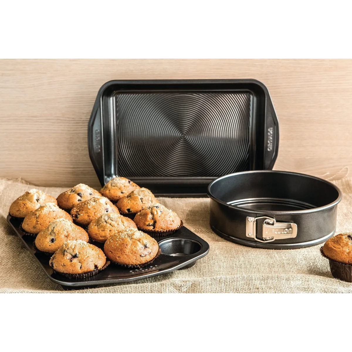 Ultimate Non-Stick Family Baking Tray & Cake Tin Set - 6 Pieces