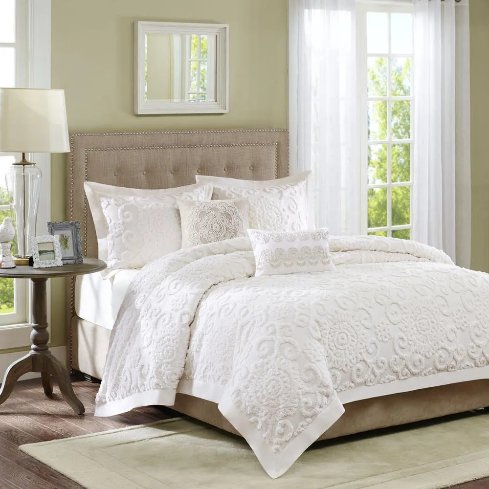 Verona | Queen Cotton Duvet Mini Set w/ Embroidery