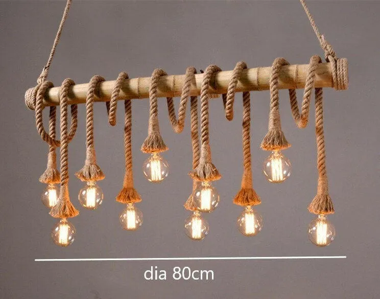 Vintage Rope Pendant Lights