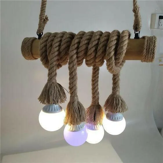 Vintage Rope Pendant Lights