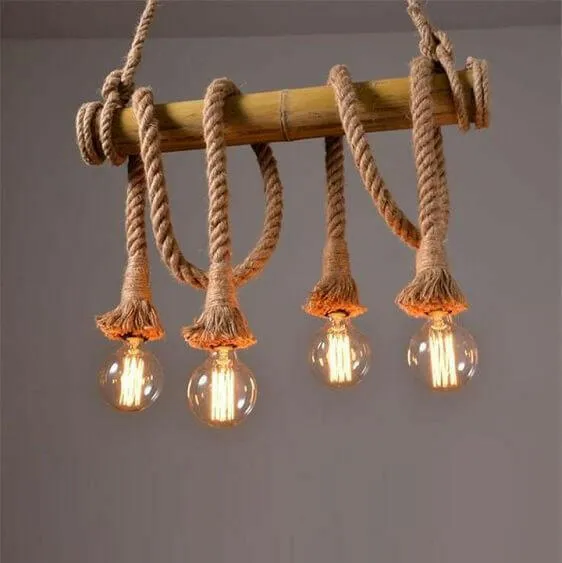 Vintage Rope Pendant Lights