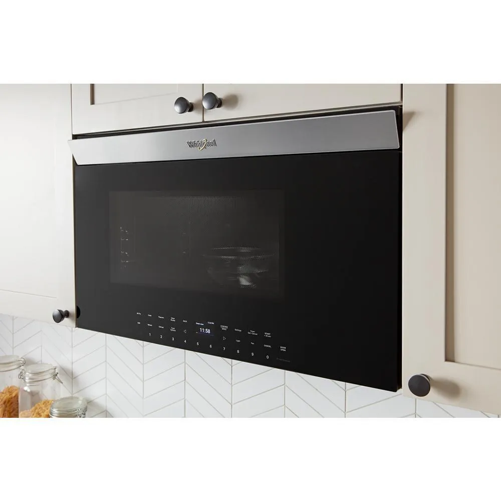 Whirlpool WMMF7330RW Air Fry Over- the-Range Oven with Flush Built-in Design