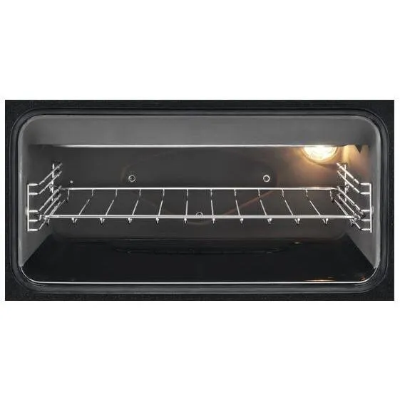 Zanussi 60cm Ceramic Electric Cooker - Black & Stainless Steel | ZCV69360XA